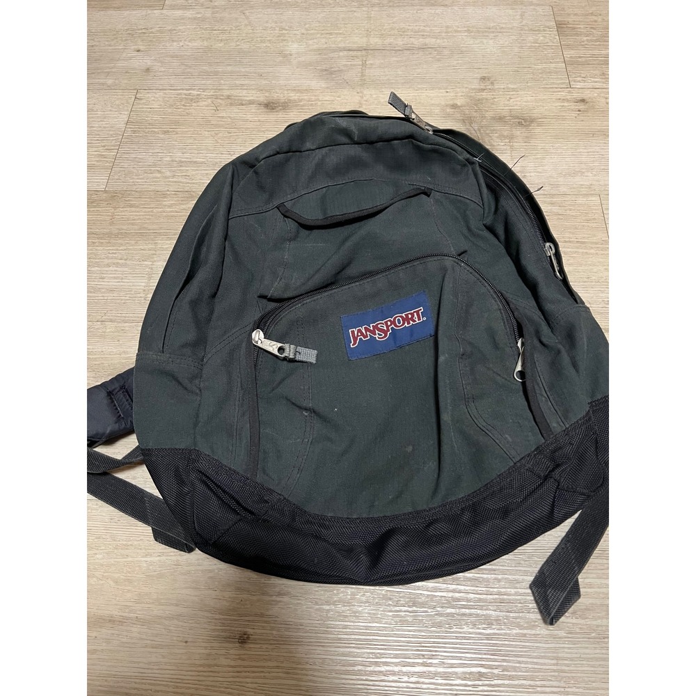 Jansport Classic Backpack School Travel Everyday Gray Vtg‎ 90s Y2K